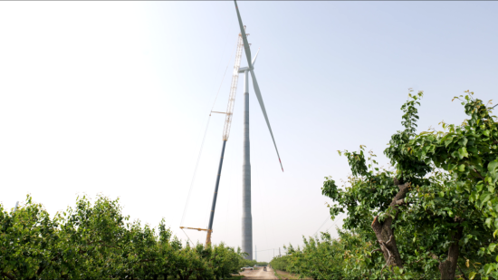 “全球第一吊”再临燕赵！166米，徐工XCA4000助力华北绿电