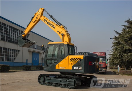 现代R110VS小型挖掘机高清图