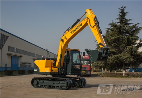 现代R110VS小型挖掘机高清图