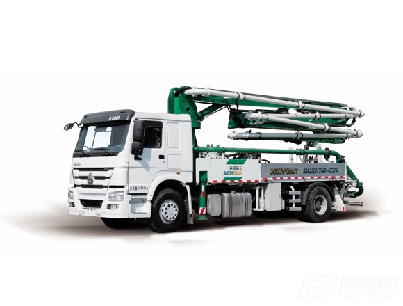 森源重工SMQ5160THB27米混凝土泵车