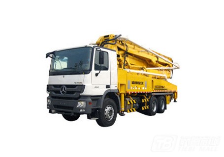 山推47m混凝土臂架泵车