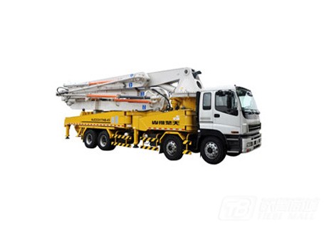 山推51m混凝土臂架泵车