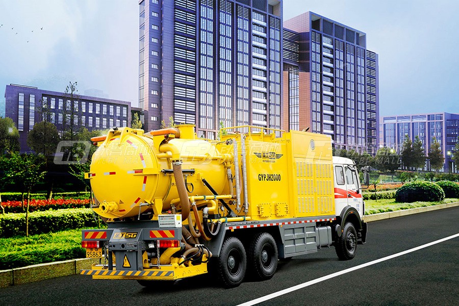 高远圣工HGY5250TPH排水性路面机能恢复车