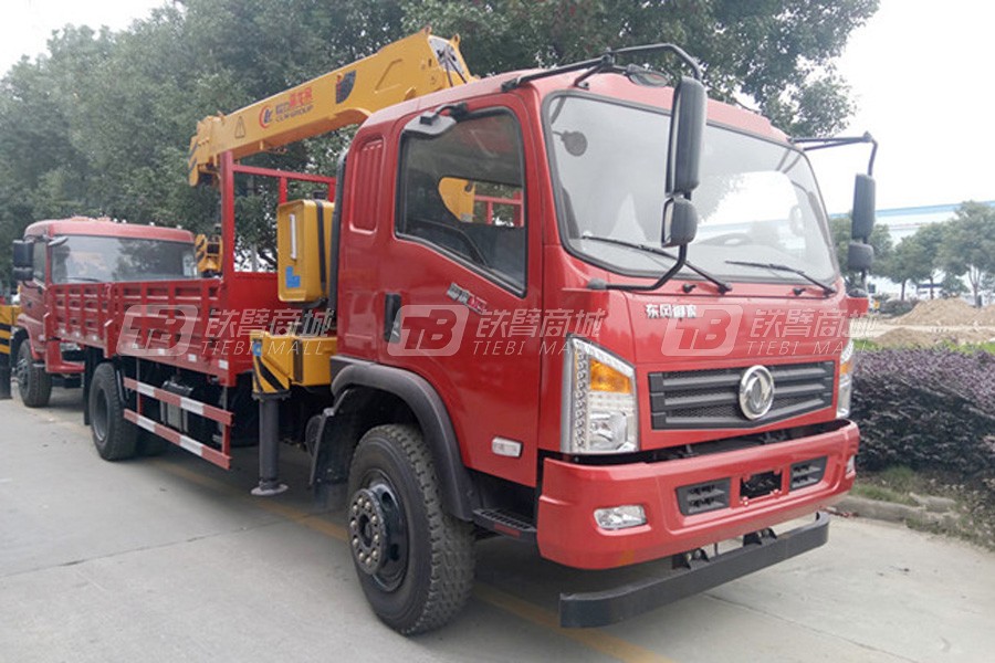 程力专汽EQ5168JSQLV1东风牌随车起重运输车