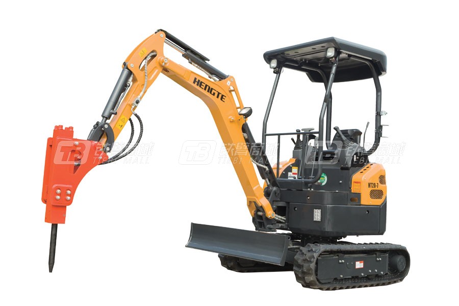 恒特重工HT20微型挖掘机（带破碎）