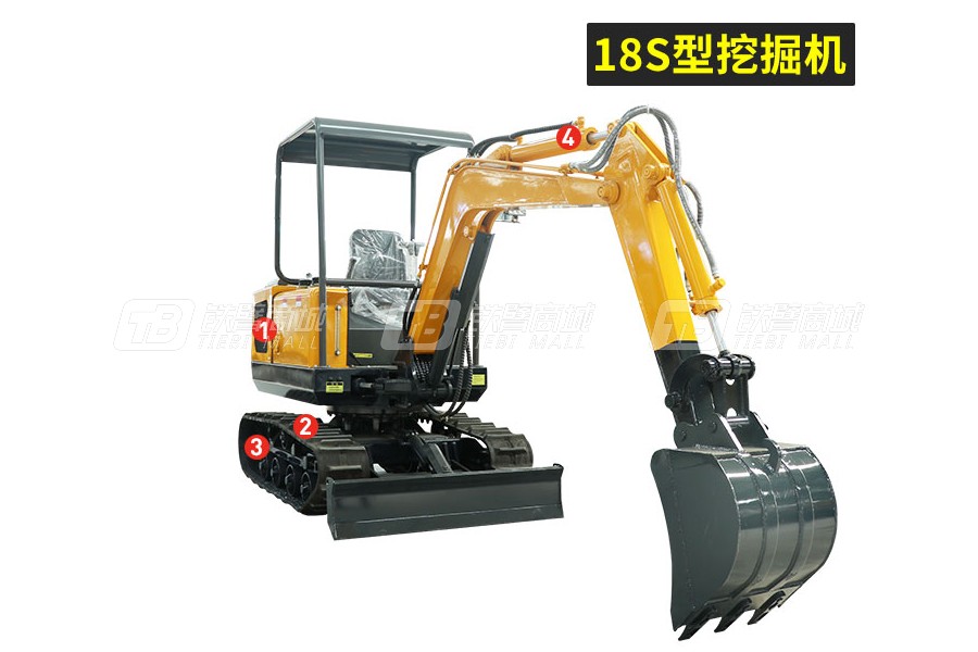 岳工YGW-18S履带小型挖掘机