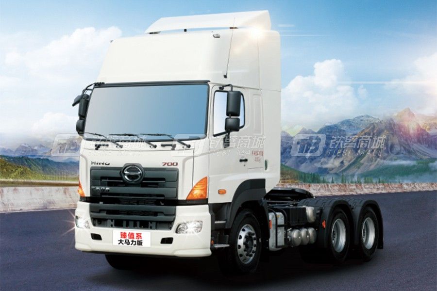 广汽日野700臻值系 6x4 480马力大马力版牵引车