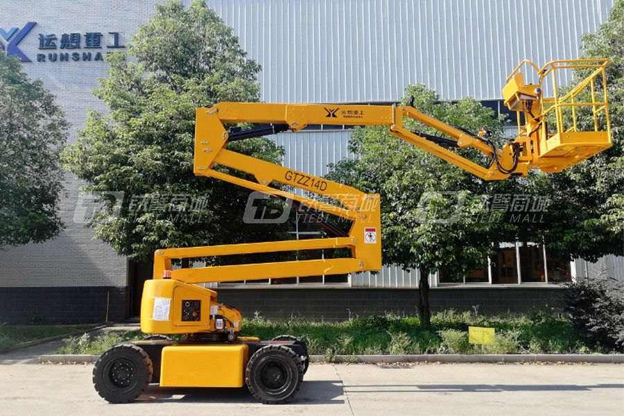 运想重工GTZZ10D/GTZZ12AD电动曲臂式高空作业平台