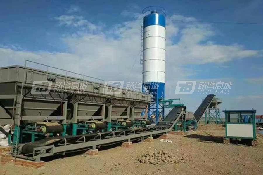 中睿重工WBZ400水稳拌合站