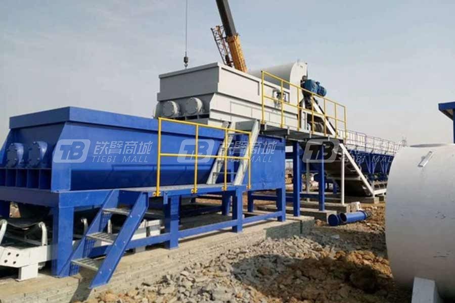 中睿重工WCB600水稳双拌缸二次拌合站