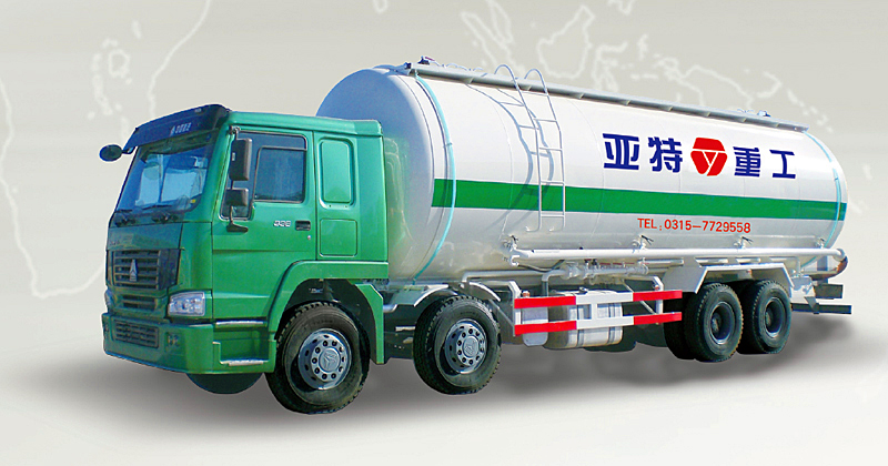 亚特豪泺38立方粉粒物料运输车
